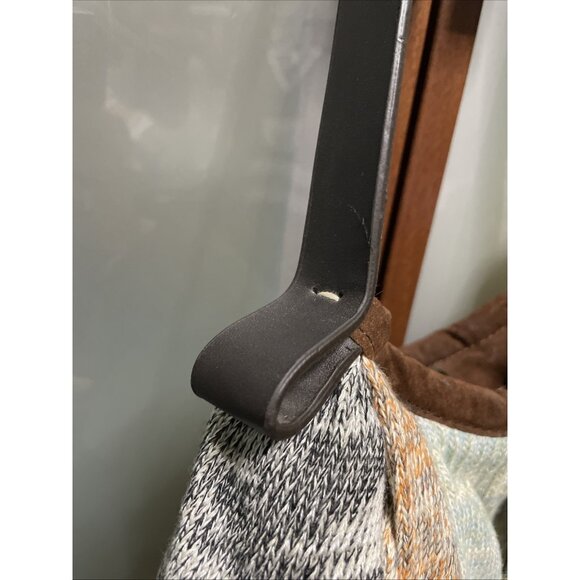 God Design Vintage 90s Y2K Suede Gloves Hand Shoulder HoboBag Purse Avant Garde - Picture 4 of 10